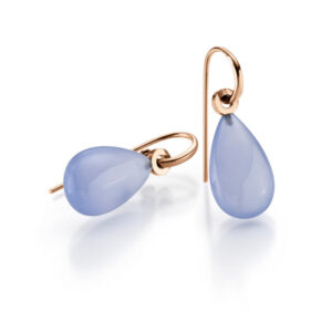 Diana Faraj Schmuck · Ohrringe · Calcedon · Rotgold