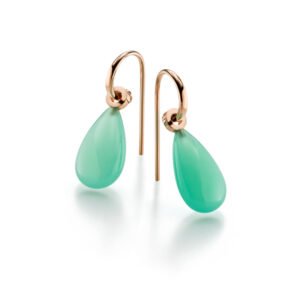 Diana Faraj Schmuck ‧ Ohrringe Chrysopras Rotgold